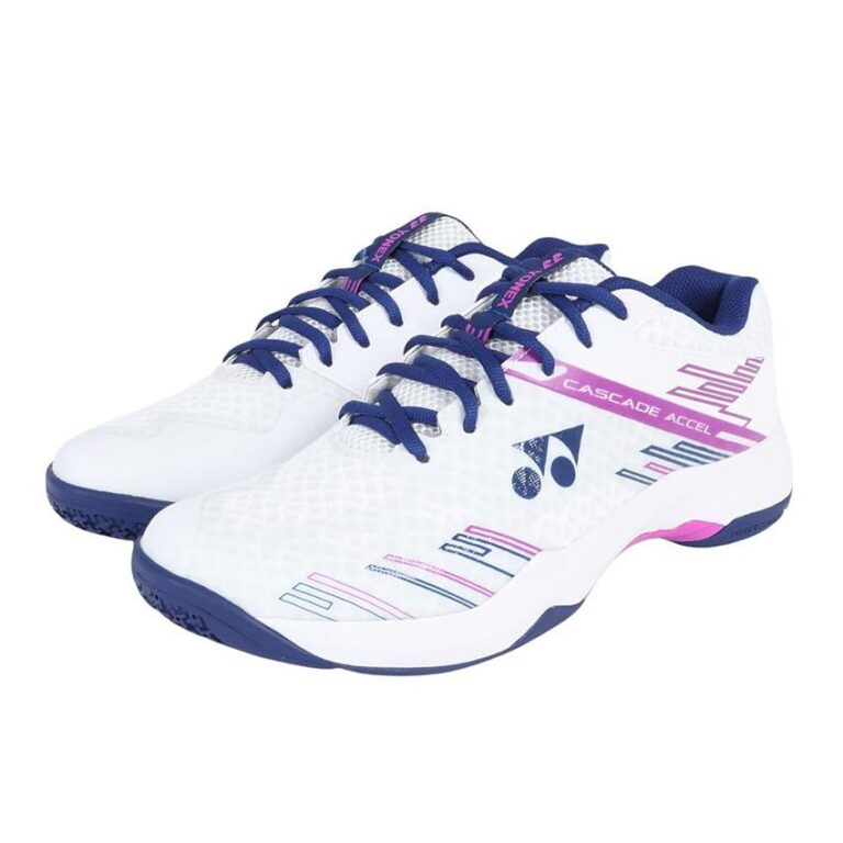 Giày Cầu Lông Yonex Cascade Accel Wide White/Purple - Hình ảnh 4