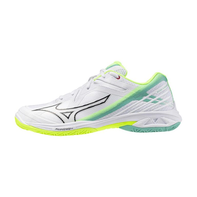Giày Mizuno Wave Claw 3 - Trắng Đen Vàng - Hình ảnh 2