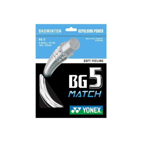 Dây Cước Đan Vợt Yonex BG 5 - Trắng