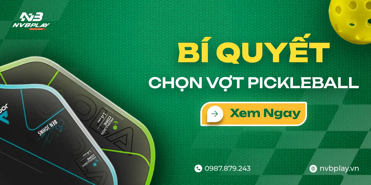 Bí Quyết Chọn Vợt Pickleball: Đơn Giản, Hiệu Quả