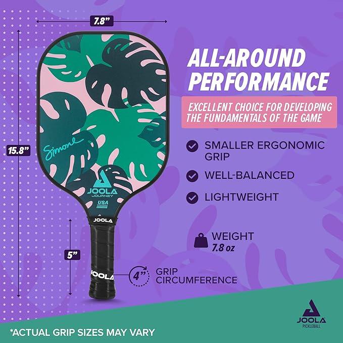 Vợt Pickleball JOOLA Journey Pickleball Paddle - Monstera Leaves