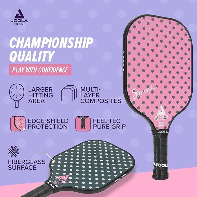 vot pickleball joola journey pickleball paddle polka dots 1