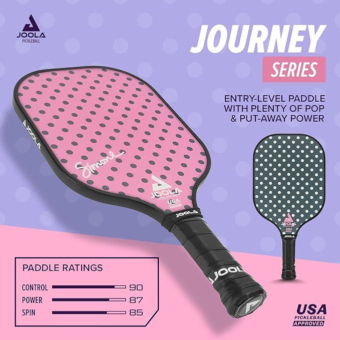 vot pickleball joola journey pickleball paddle polka dots 4