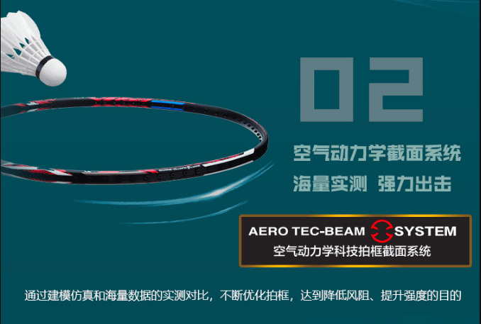 Cong nghe aerotec beam system tren vot lining lightning 2000