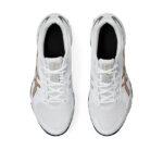 giay asics nam gel rocket 11 white pure gold 5