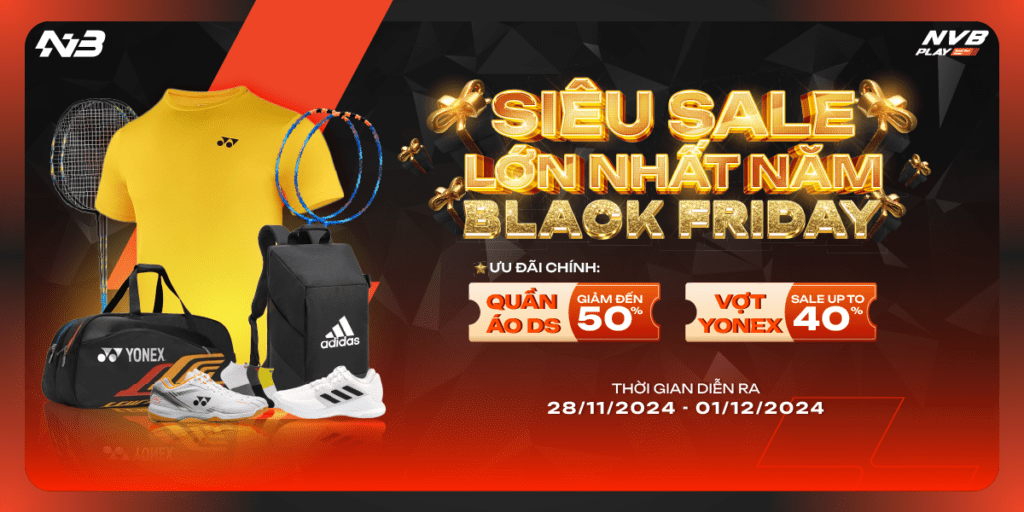 Sale lớn nhất năm - Black Friday: Giảm sâu đến 50%!