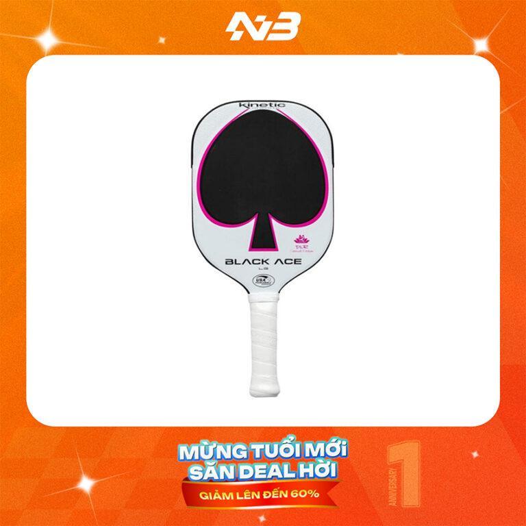 Vợt Pickleball ProKennex Kinetic Black Ace LG White 10mm
