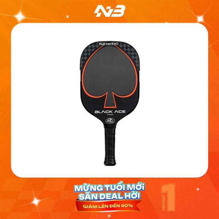 Vợt Pickleball ProKennex Kinetic Black Ace Pro - Black/red