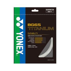 Dây Cước Đan Vợt Yonex BG65Ti Trắng