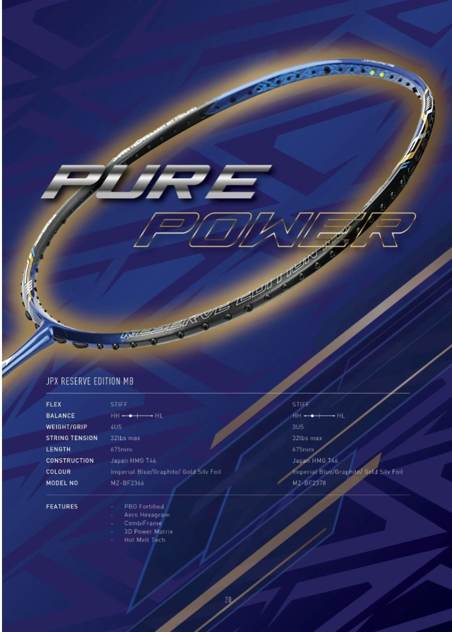 Thông số Vợt Mizuno JPX Reserve Edition MB