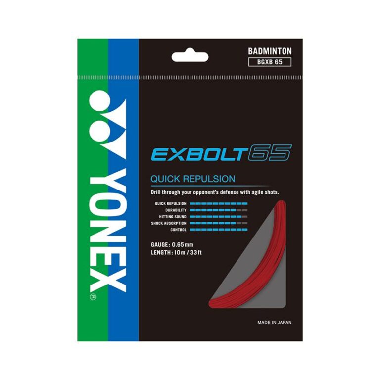 Dây Cước Đan Vợt Yonex Exbolt 65 Đỏ