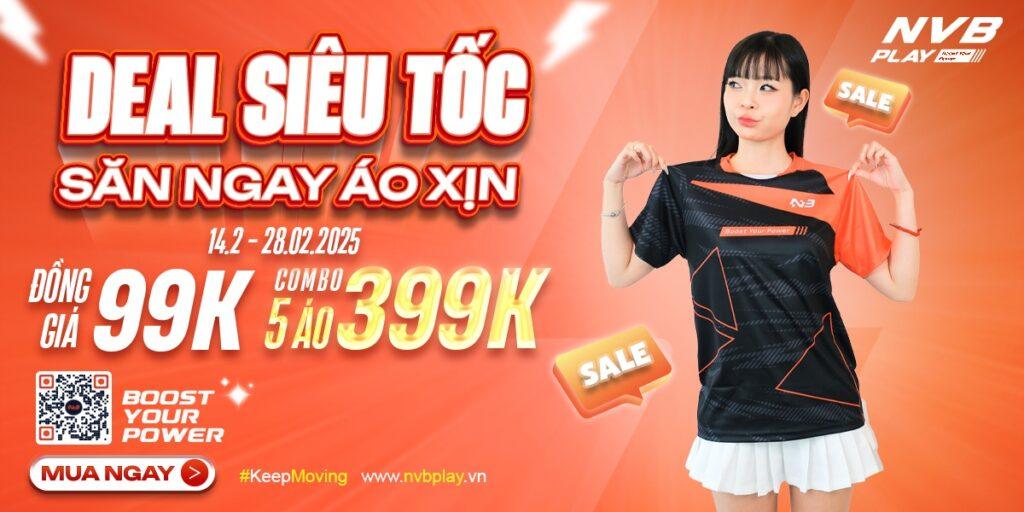 Deal Siêu Sốc - Săn Ngay Áo Xịn Cùng NVBPlay!