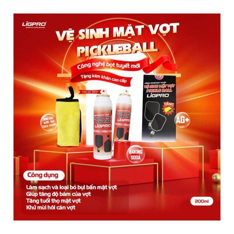 Bình xịt vệ sinh mặt vợt Pickleball Ligpro