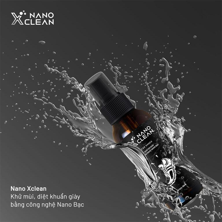 Chai xịt khử mùi Nano Xclean For Shoes 100ml - Hương Bạc hà - Hình ảnh 3