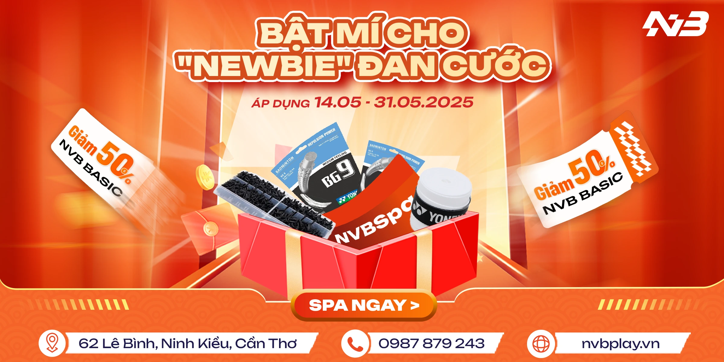 Lần đầu đan cước - Giảm ngay 50% NVBSPA Basic 9 Lần đầu đan cước - Giảm ngay 50% NVBSPA Basic