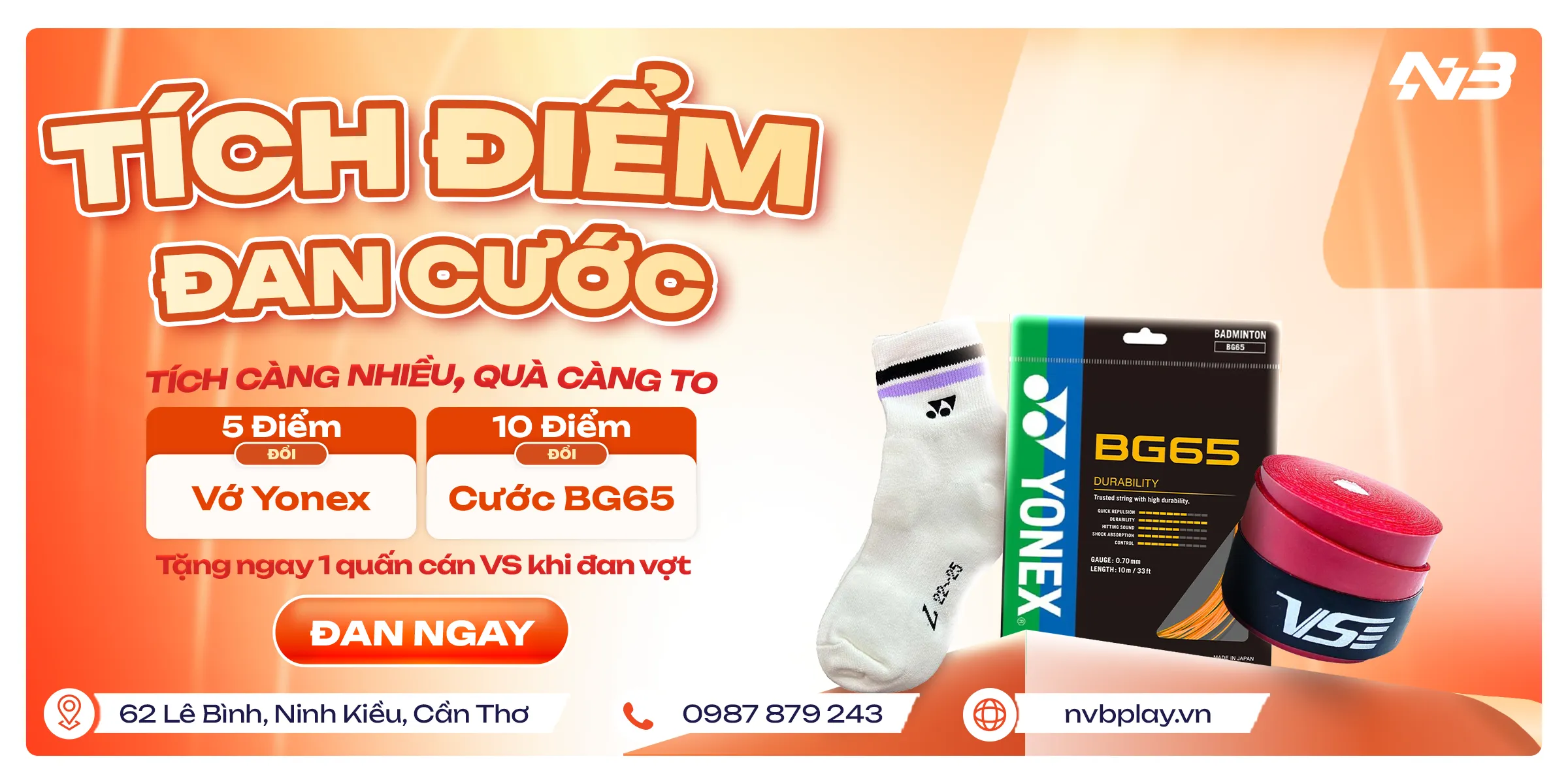 Tích Điểm Đan Cước – Tích Càng Nhiều, Quà Càng To
