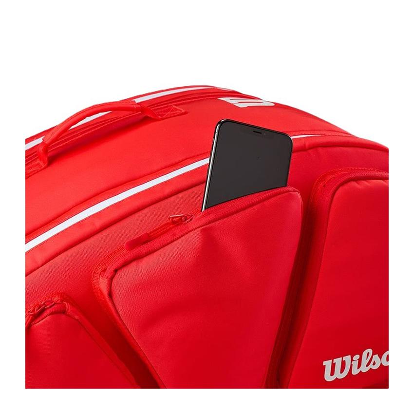 tui dung vot pickleball wilson super tour red 5