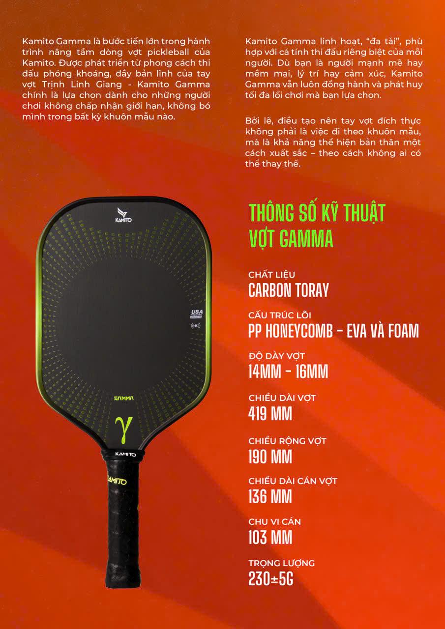 vot pickleball kamito gamma hong sen 8