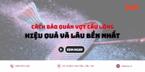 Cách bảo quản vợt cầu lông hiệu quả và lâu bền nhất