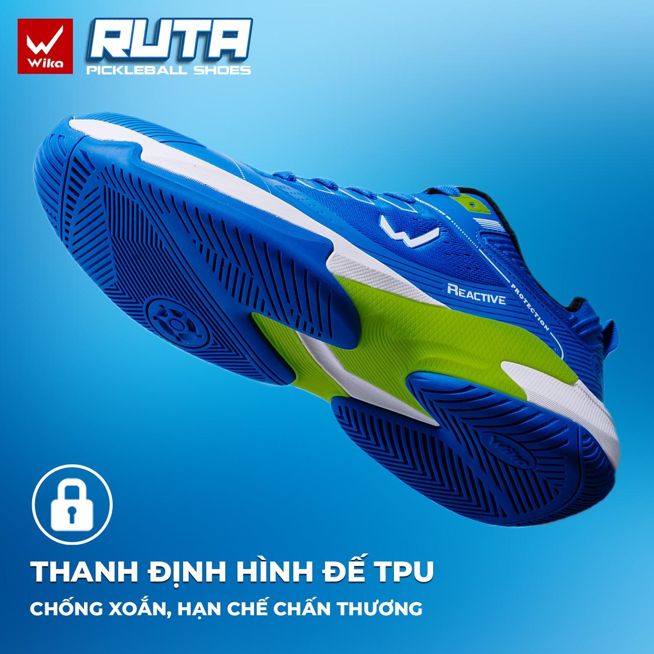 giay pickleball wika ruta quang duong trang xanh 10
