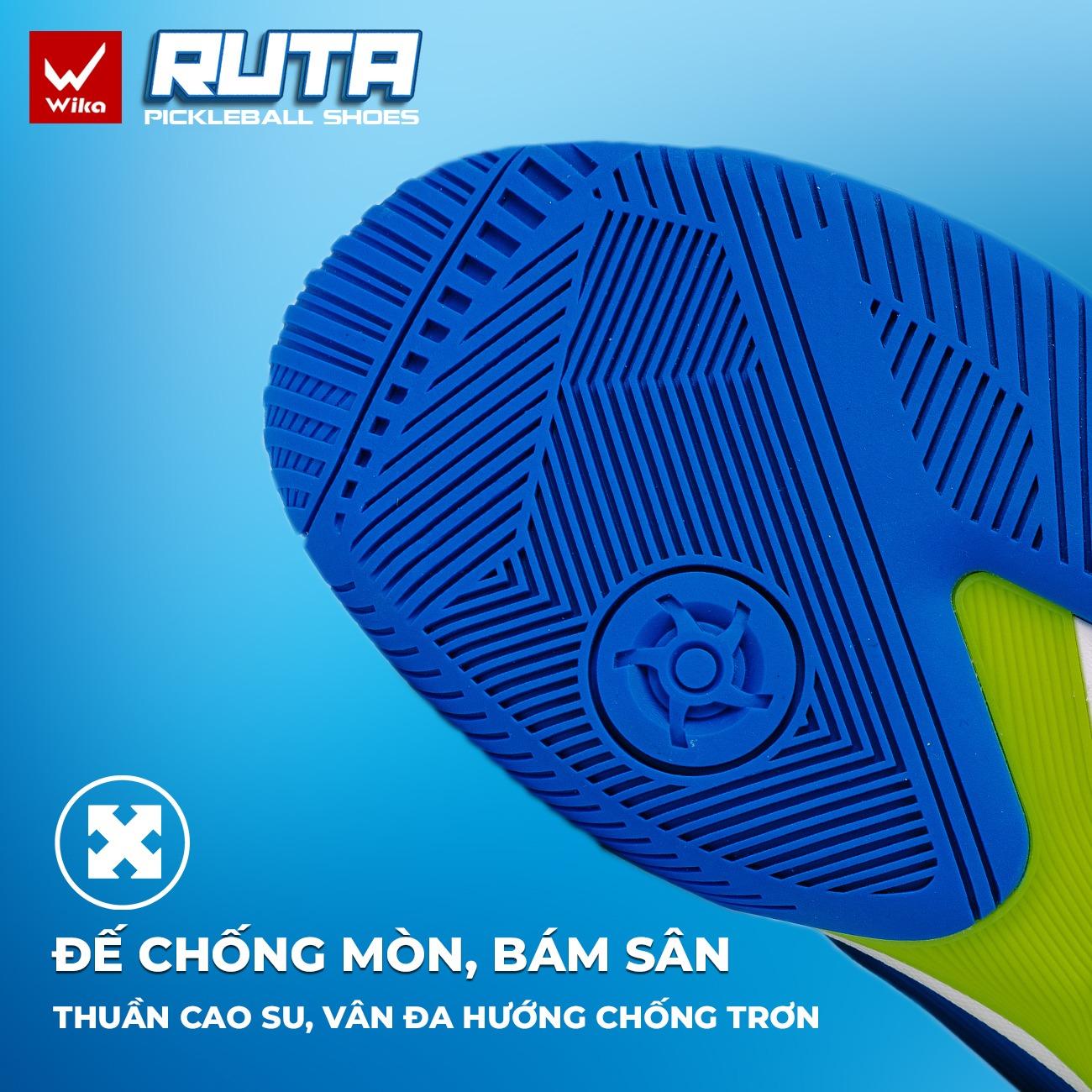 giay pickleball wika ruta quang duong trang xanh 7