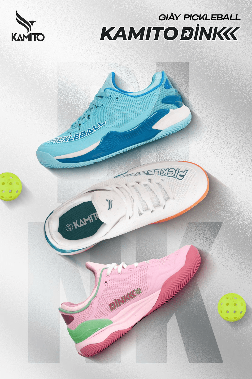giay pickleball kamito dink trang 1
