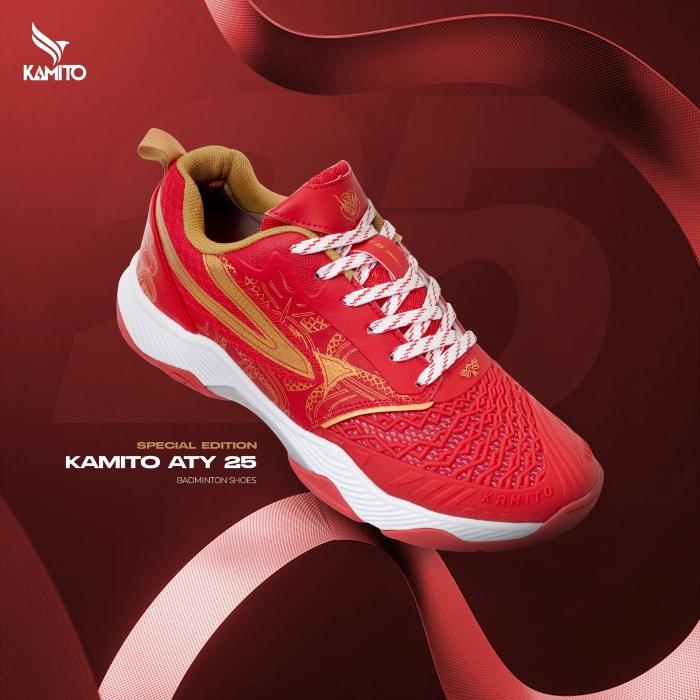 Giày Cầu Lông Kamito ATY25 - Đỏ Vàng 18 giay cau long kamito aty25 do vang 1