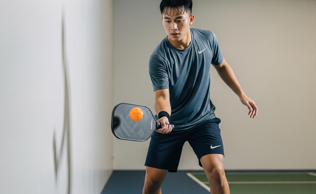 Tập Pickleball một mình: 5 bài drill với tường để nâng trình trong 15 phút