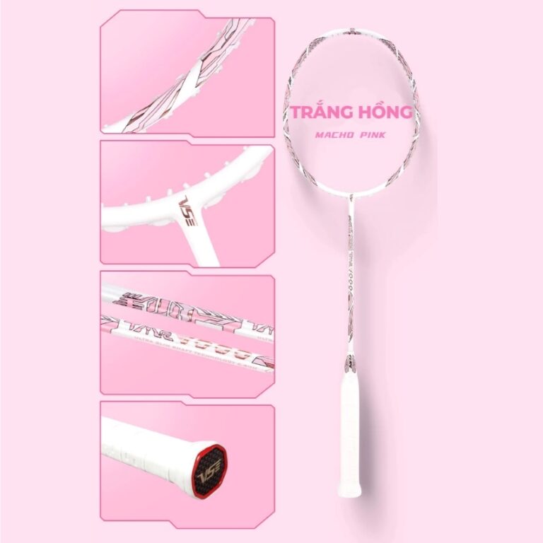 Vợt VS Titan 1000 - Trắng Hồng - Ảnh 2