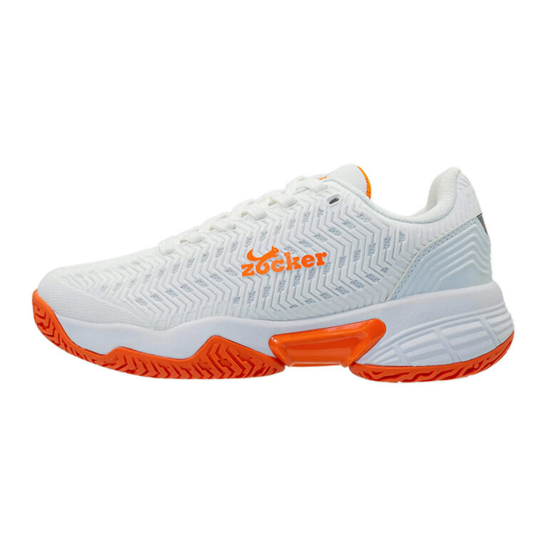 Giày Pickleball Zocker Aspire - White/Orange