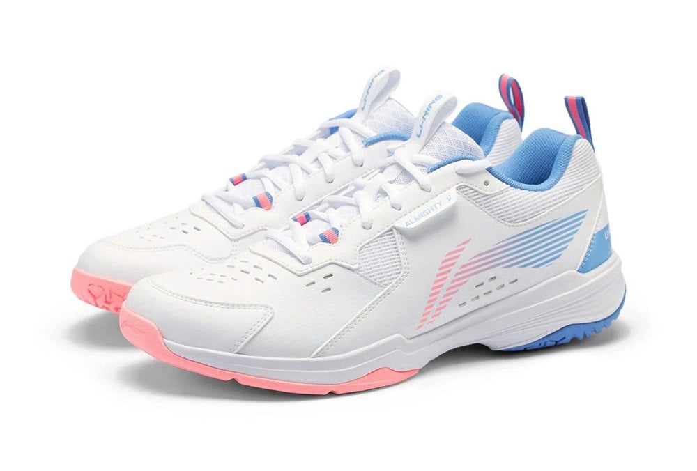 Giày Li-Ning Almighty King (P-AYTT001-6) - White/Azure Blue 18 li ning almighty king p aytt001 6 white azure blue 2