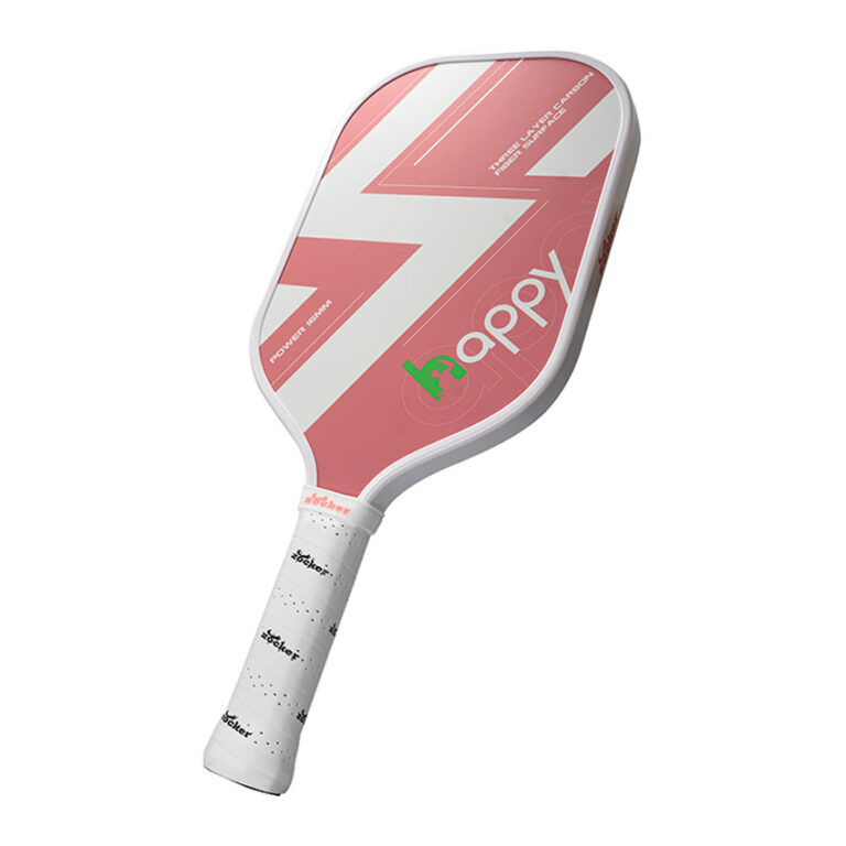 Vợt Pickleball Zocker Happy HP1 Standard - Thunder White/Pink 14 vot pickleball zocker happy hp1 standard thunder white pink 1