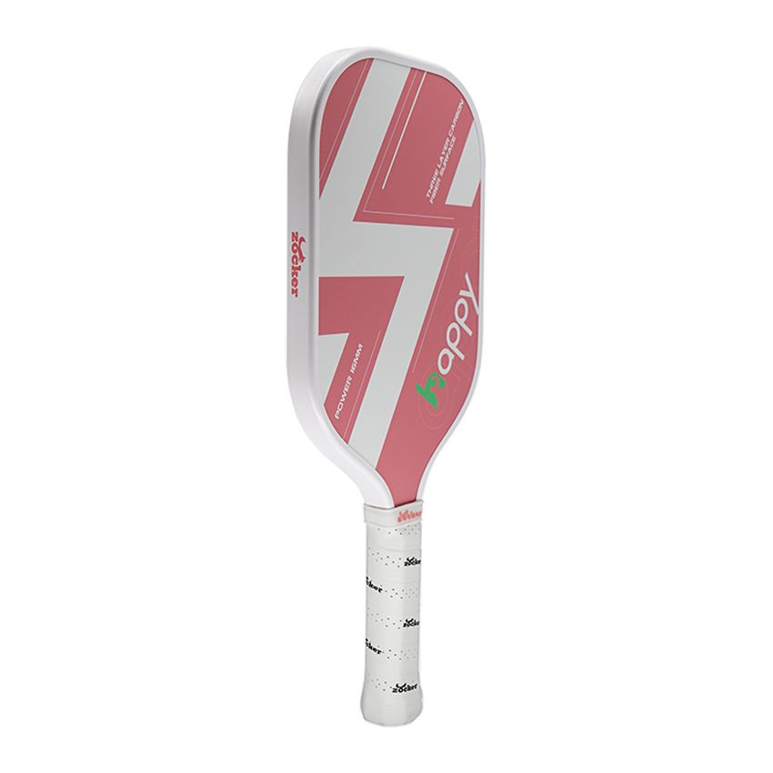 Vợt Pickleball Zocker Happy HP1 Standard - Thunder White/Pink 12 Vợt Pickleball Zocker Happy HP1 Standard - Thunder White/Pink - Ảnh 4