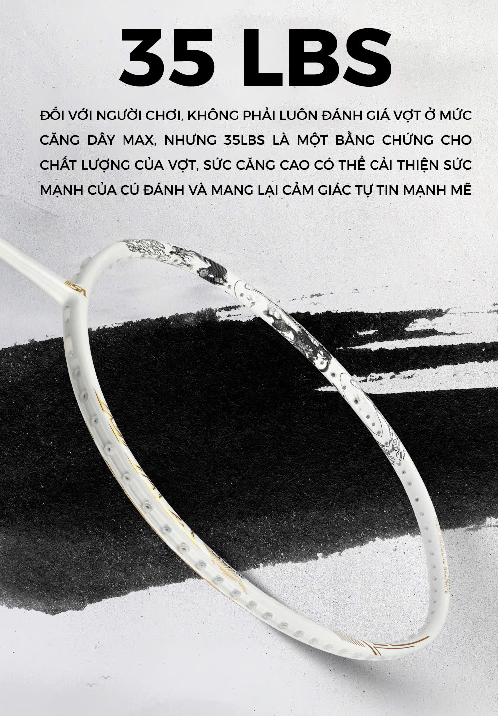 Vợt cầu lông VS ACE Power 11 Max Dragon 4UG5 15 vot cau long vs ace power 11 max dragon 4ug5 1