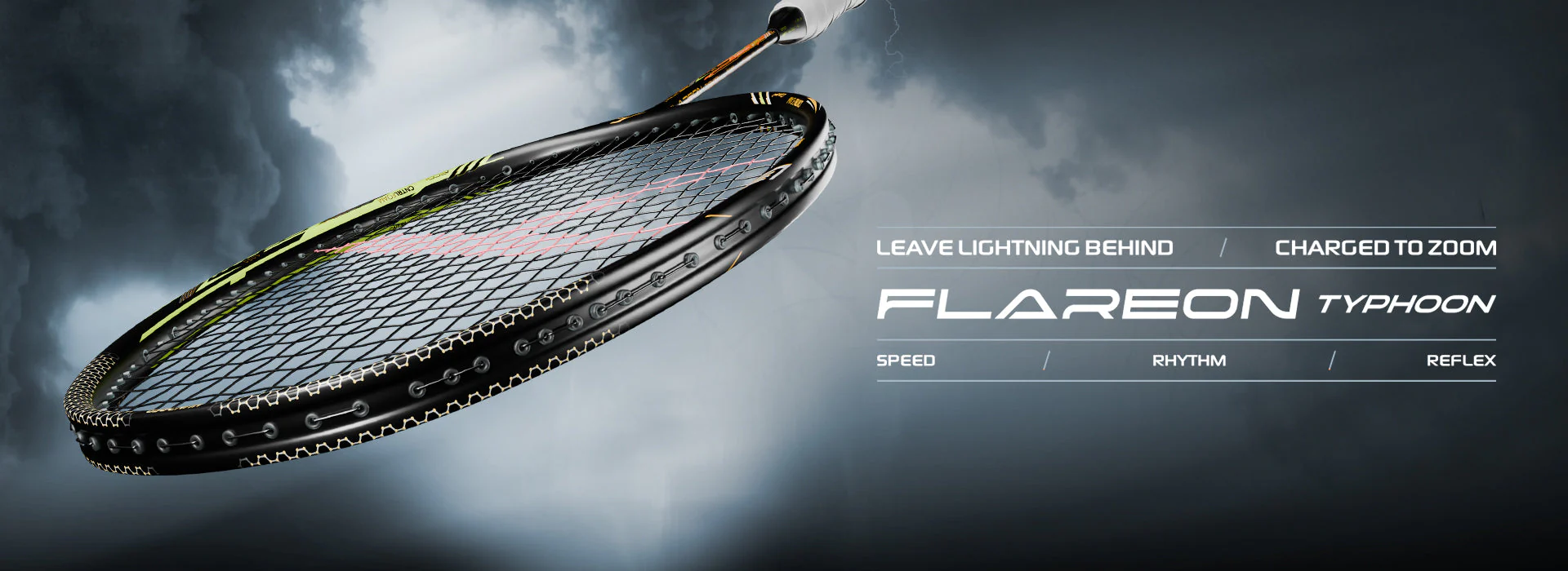 Vợt Cầu Lông Hundred Flareon Typhoon - White/Red/Blue 22 vot cau long hundred flareon typhoon 1