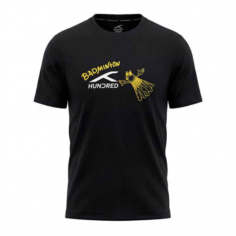 Áo thun nam Hundred Court King - Đen