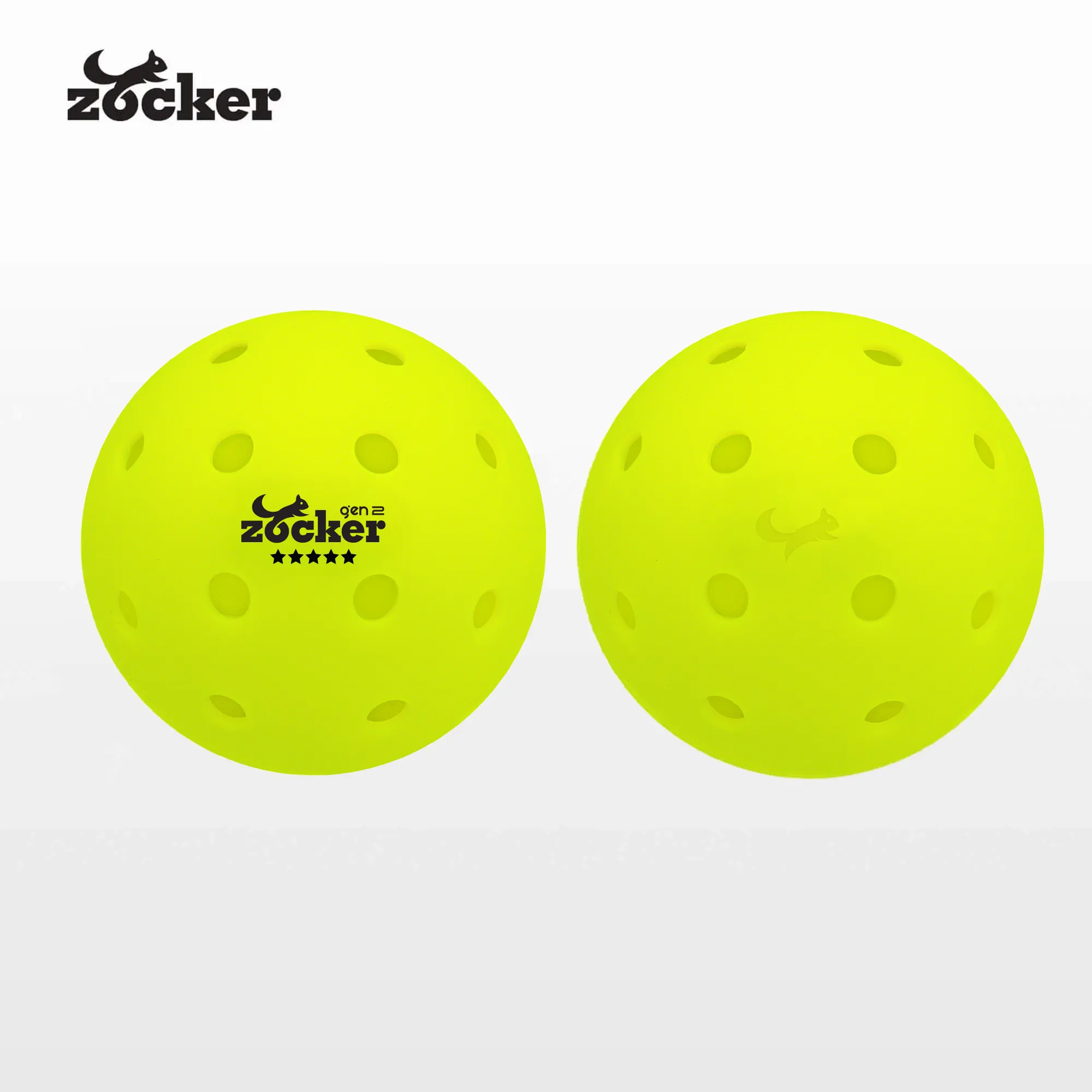Banh Pickleball Zocker Five Star Gen 2 ZB02 (Quả) 15 banh pickleball zocker five star gen 2 zb02 1