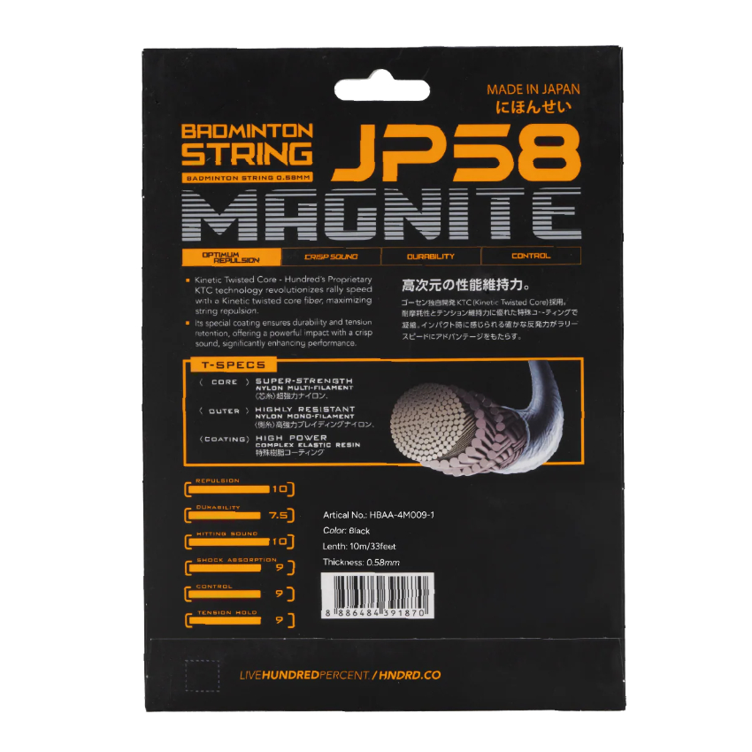 Dây Cước Đan Vợt Hundred JP 58 Magnite 13 Dây Cước Đan Vợt Hundred JP 58 Magnite - Ảnh 5