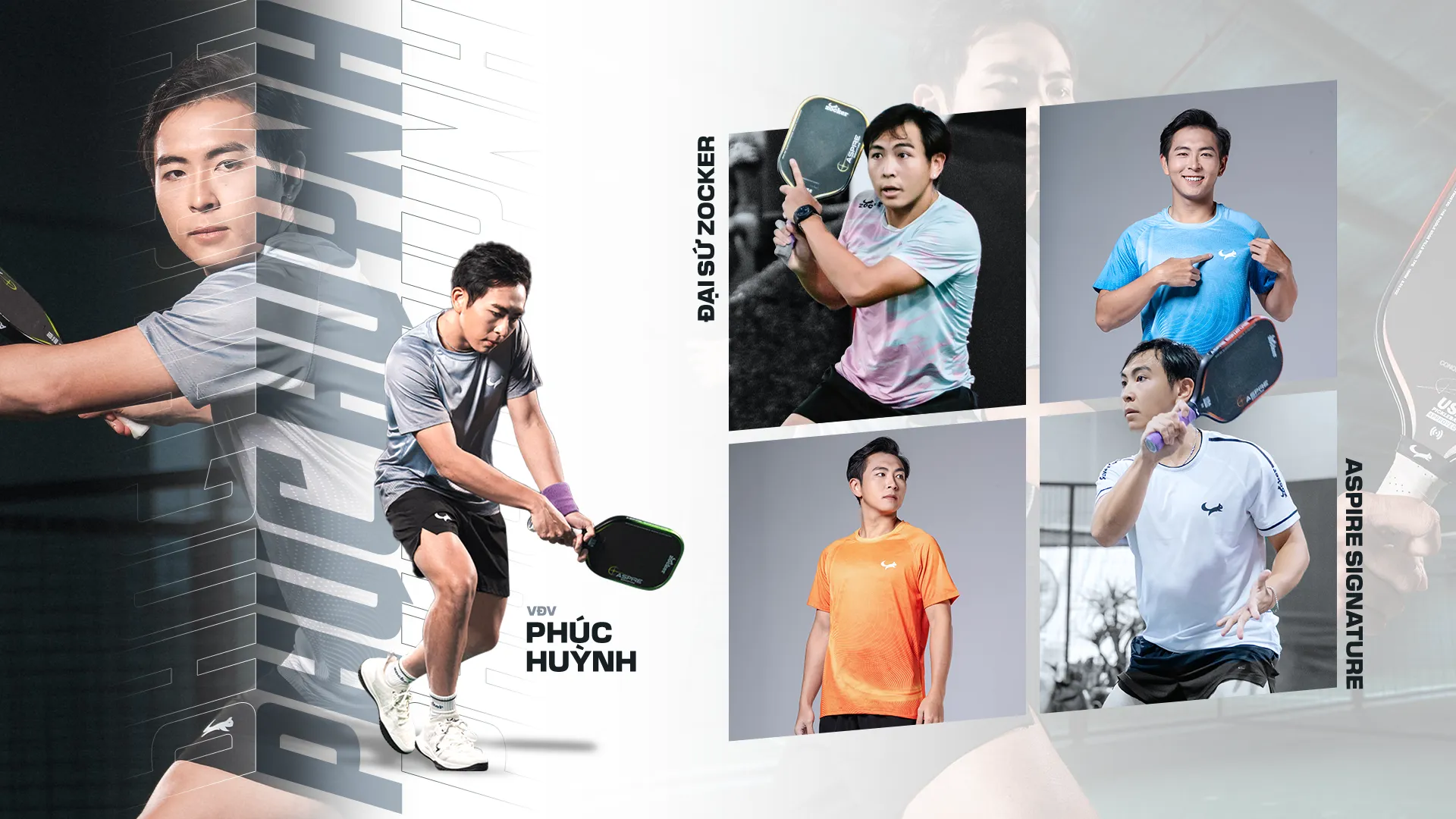 Vợt Pickleball Zocker Aspire Signature 22 vot pickleball zocker aspire signature 6