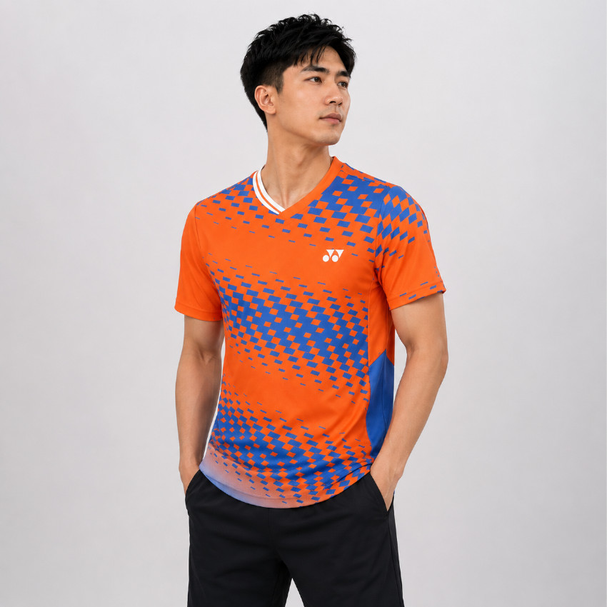 Áo Yonex RM-G017-3320-ACT35-S - Vermillion Orange 12 ao yonex rm g017 3320 act35 s vermillion orange 3