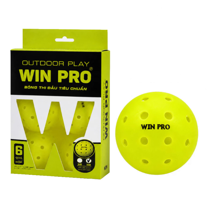 Banh Pickleball Win Pro 48 lỗ 9 Banh Pickleball Win Pro 48 lỗ