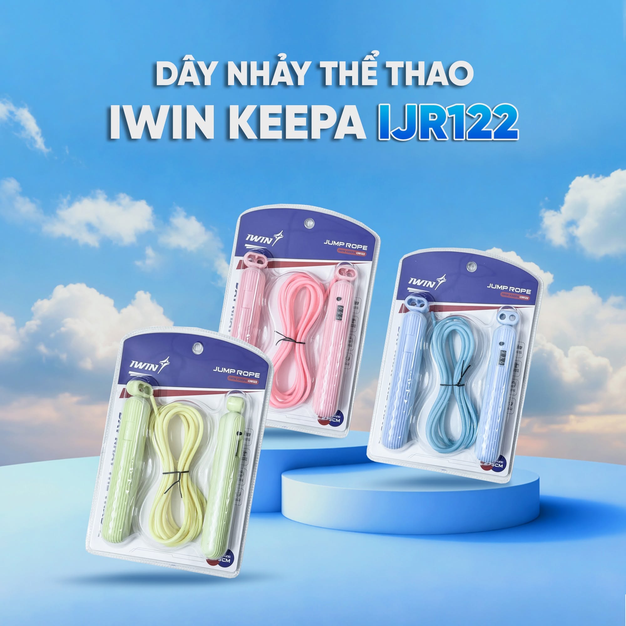 Dây nhảy iWin Keepa IJR122 12 Dây nhảy iWin Keepa IJR122
