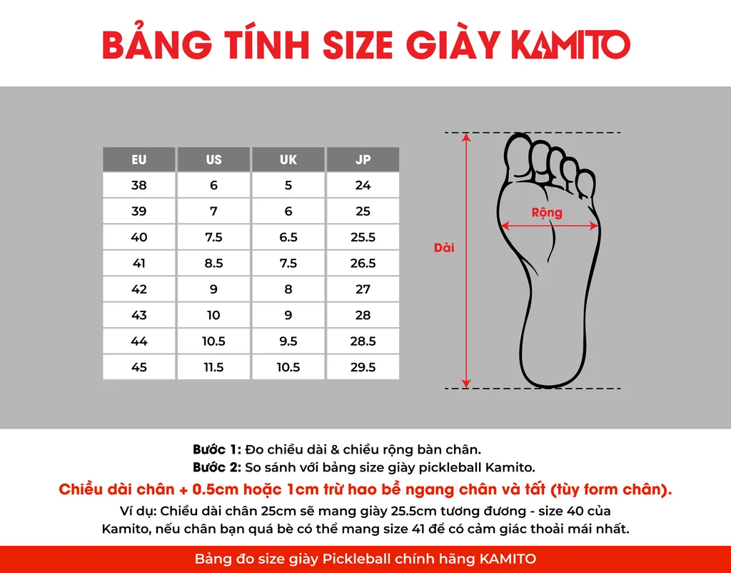 Giày Thể Thao Kamito Alpha 36 pickleball all court v2